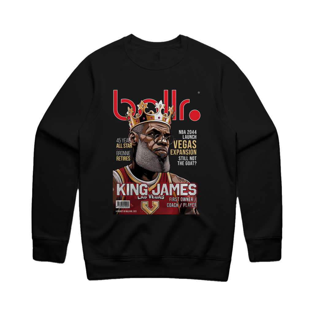 King James Slam Style Baller M Unisex Crewneck